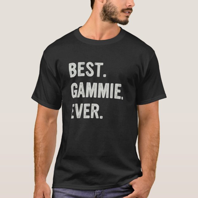 Camiseta Best Gammie Ever Family Grandma (Frente)