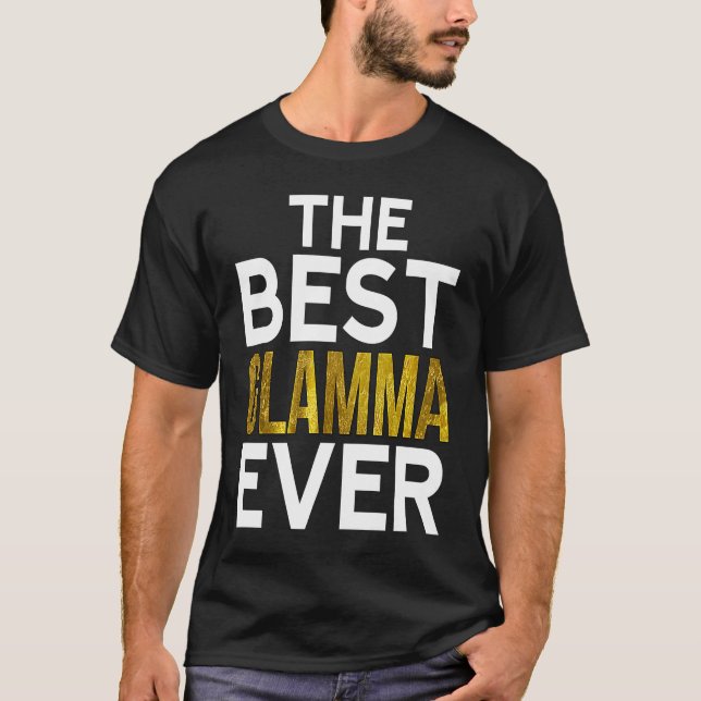 Camiseta Best Glamma Black Grandma Queen Magic Glam ma Gran (Frente)
