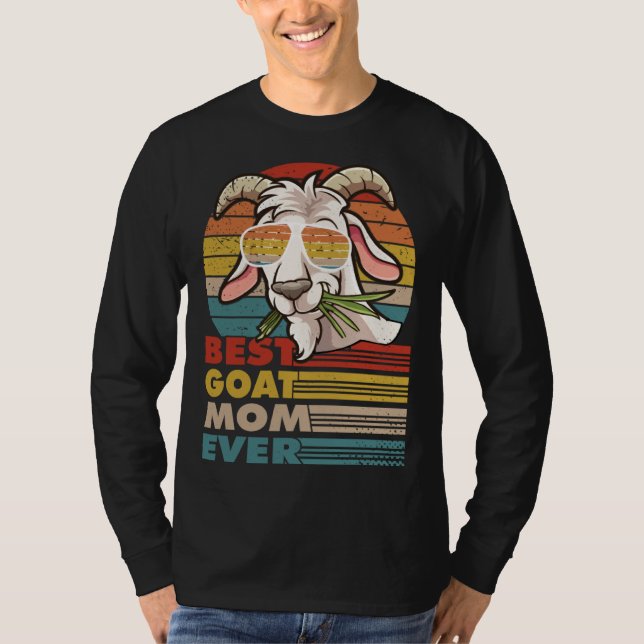 Camiseta best goat mom ever for a goat  mothersday (Frente)