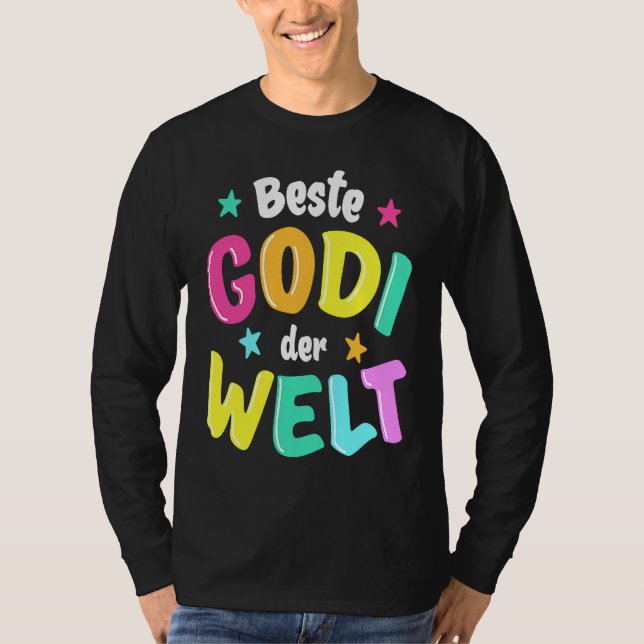 Camiseta Best Godi in the World  Godmother (Frente)