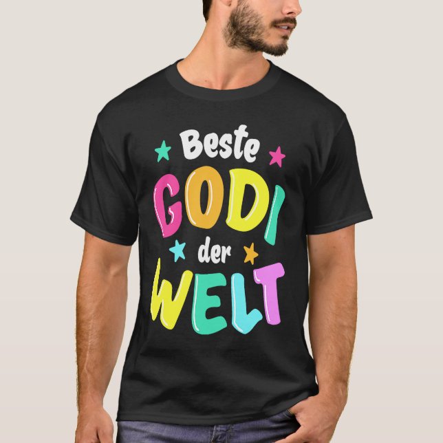 Camiseta Best Godi in the World  Godmother (Frente)