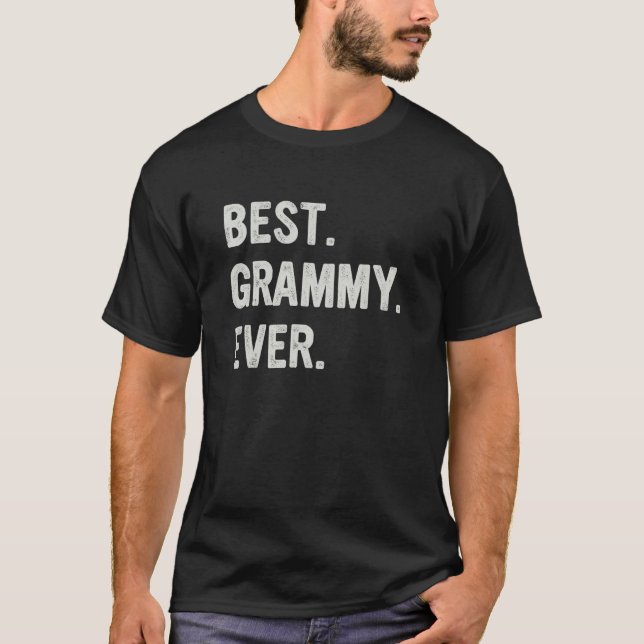 Camiseta Best Grammy Ever Family Grandma (Frente)