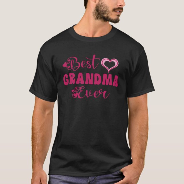 Camiseta Best Grandma Ever (Frente)