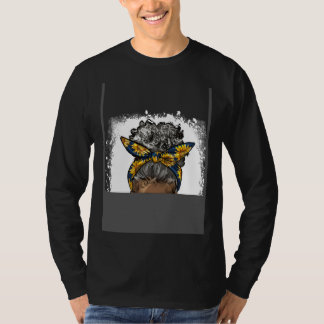 Camiseta Best Grandma Ever Happy Women's Day Messy Bun Sunf