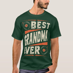 Camiseta Best Grandma Vinyl Records
