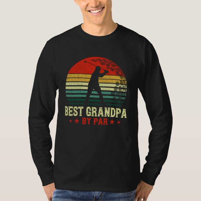 Camiseta Best Grandpa By Par Daddy Father s Day Golf  Golfe (Frente)