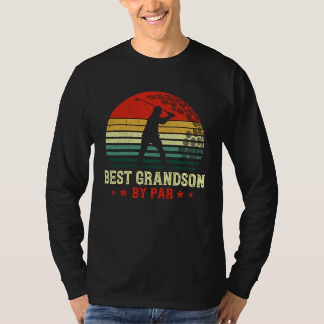 Camiseta Best Grandson By Par Daddy Father s Day Golf  Golf (Frente)