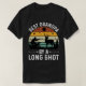 Camiseta Best Granpda By A Long Shot Shirt, Papa Hunting T- (Frente do Design)