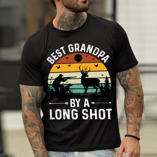 Camiseta Best Granpda By A Long Shot Shirt, Papa Hunting T-