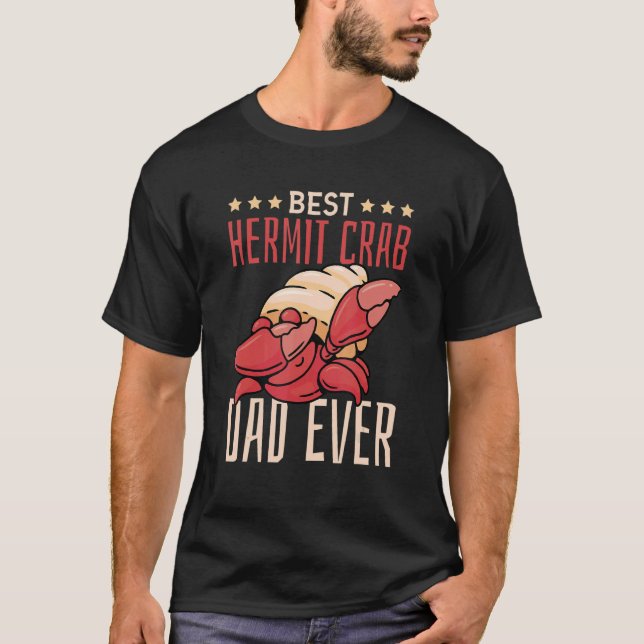 Camiseta Best Hermit Crab Dad Ever  Hermit Crab (Frente)