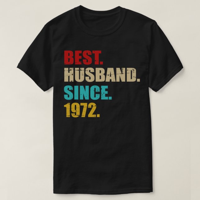Camiseta Best hus desde 1972, para o 50º aniversário de cas (Frente do Design)
