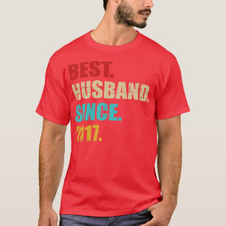 Camiseta Best hus desde 2017 para o aniversário de casament