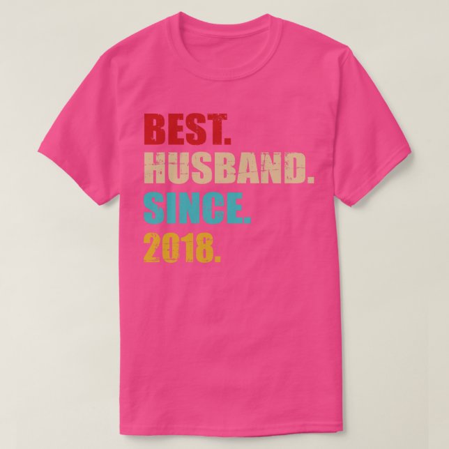 Camiseta Best hus desde o terceiro aniversário de casamento (Frente do Design)