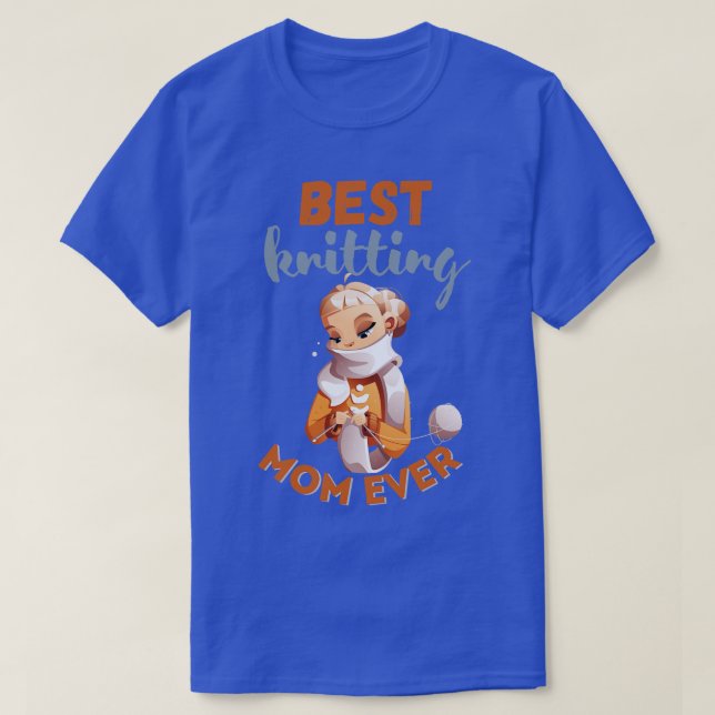 Camiseta Best Knitting Mom Ever 505  (Frente do Design)