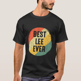 Camiseta Best Lee Ever Para Nome Lee
