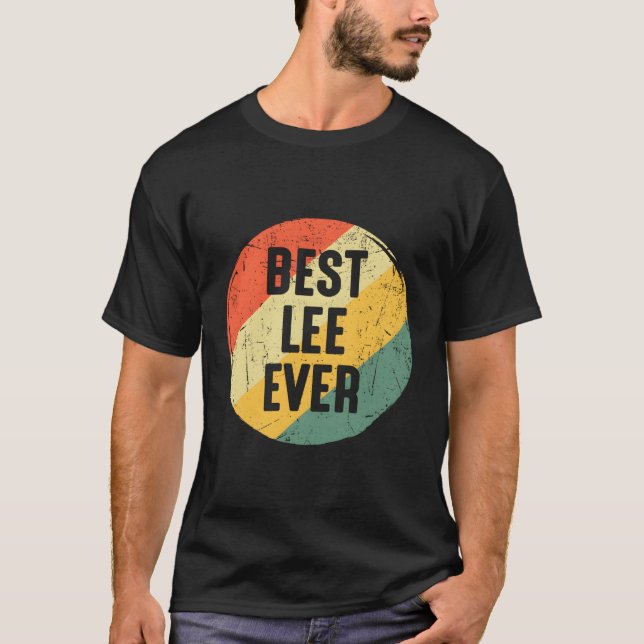 Camiseta Best Lee Ever Para Nome Lee (Frente)