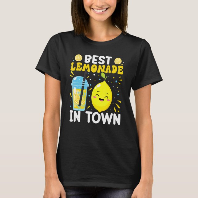 Camiseta Best Lemonade In Town  For Lemonade Stand (Frente)
