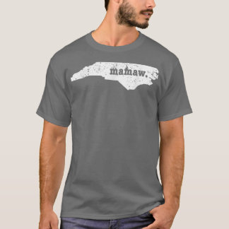 Camiseta Best Mamaw North Carolina Personalized Grandmothe