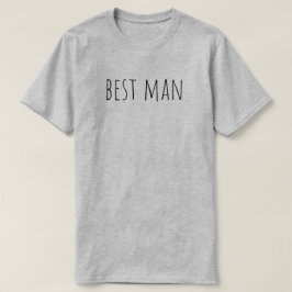 Camiseta Best Man Bridal Party Wedding