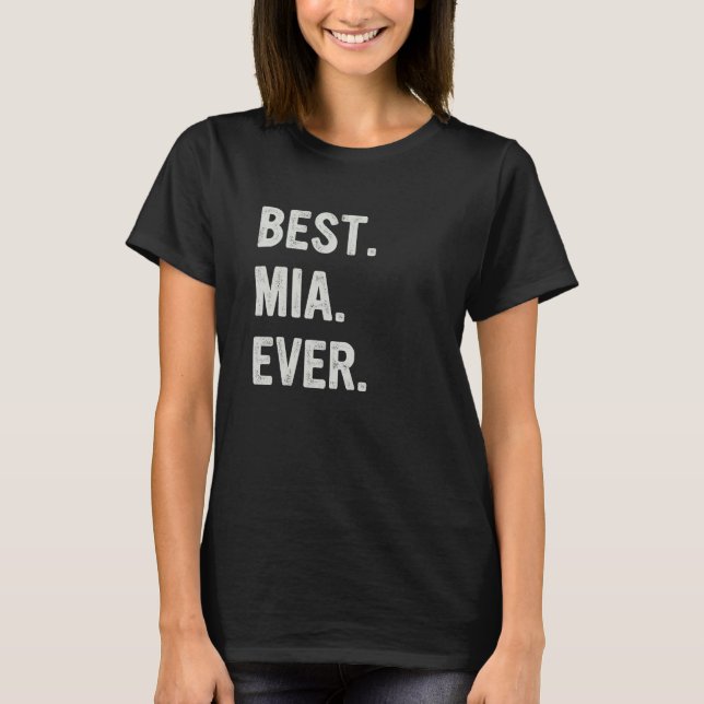 Camiseta Best Mia Ever Family Grandma (Frente)