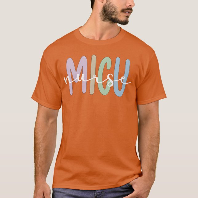 Camiseta Best MICU Nurse Appreciation Medical Intensive Car (Frente)