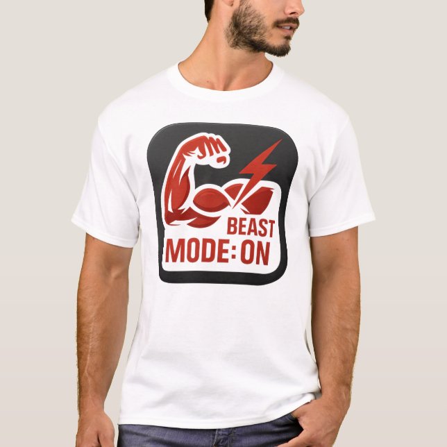 Camiseta Best Mode ON, T-Shirt, for Gym lovers (Frente)