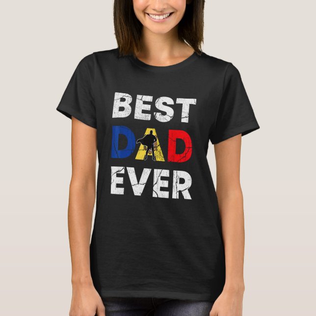 Camiseta Best Moldovan Dad Ever Moldova Daddy Father s Day (Frente)