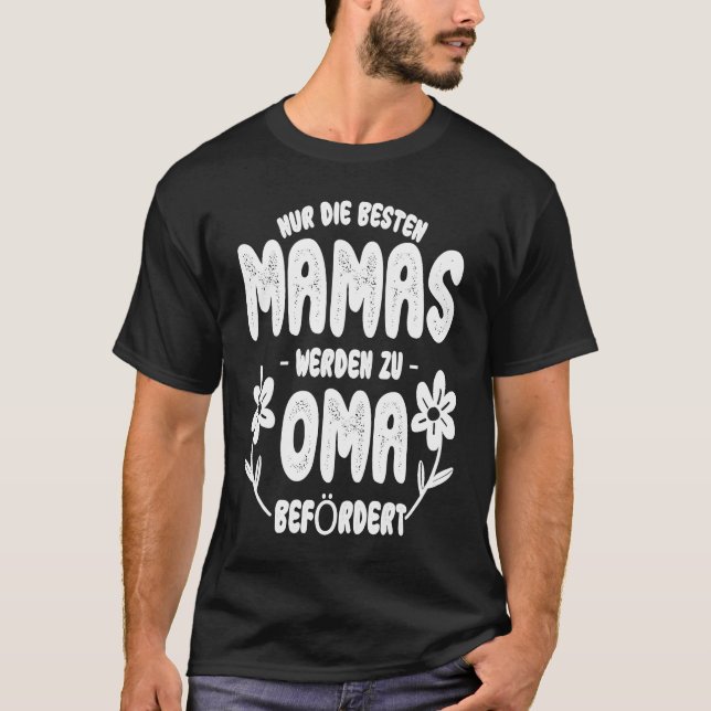 Camiseta best moms get promoted to grandma 1 (Frente)