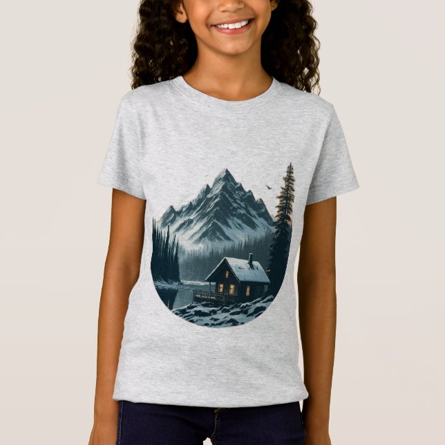 Camiseta Best Mountainside Serenity T-shirts design 🤗9³ (Frente)