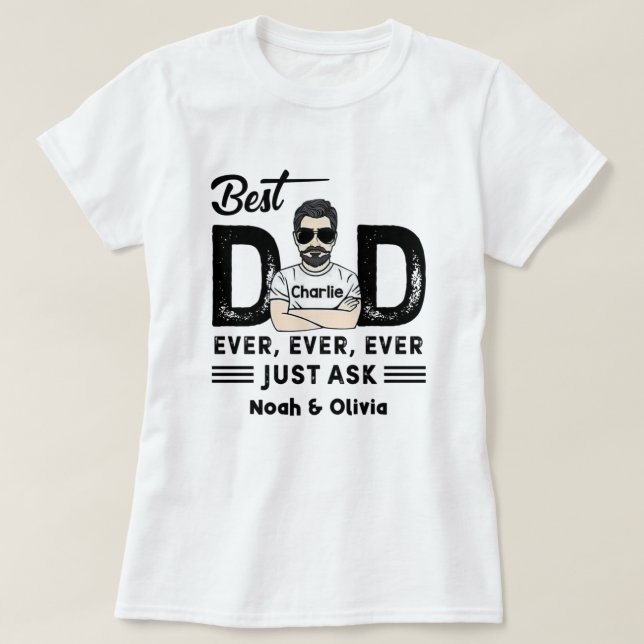 Camiseta Best Noah Dad Shirt (Frente do Design)