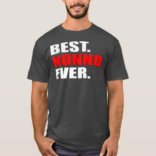 Camiseta Best Nonno Ever para o Natal dos Avós Italianos