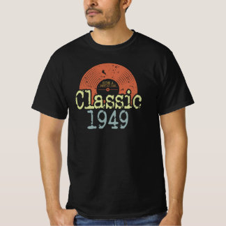 Camiseta Best Of 1949 Classic Vinyl, Nascer De Aniversário 