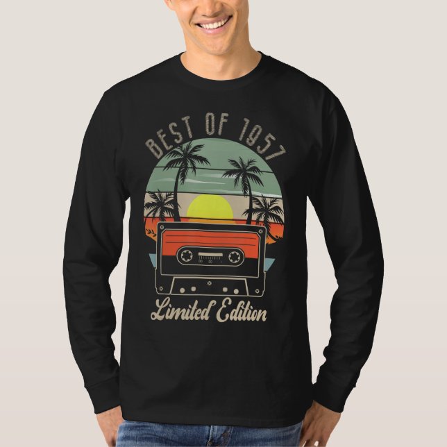 Camiseta Best Of 1957 66th Birthday Limited Edition 66 anos (Frente)