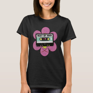 Camiseta Best of 1969 Birthday Vintage Cassette