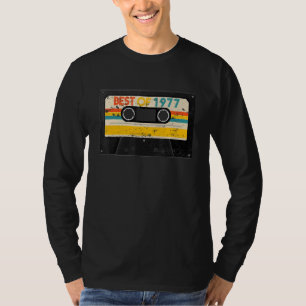 Camiseta Best Of 1977 46th Birthday Cassette Vintage