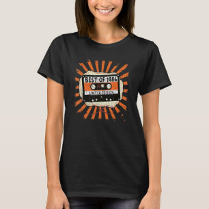 Camiseta Best of 1986 Birthday Vintage Cassette