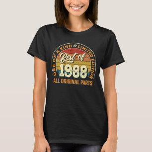 Camiseta Best of 1988 35th Birthday Men 35 Birthday Decora