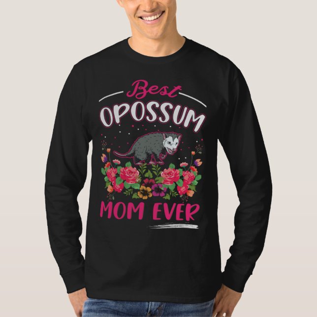 Camiseta Best Opossum Mom Ever Trash Cat Possum Opossum  1 (Frente)