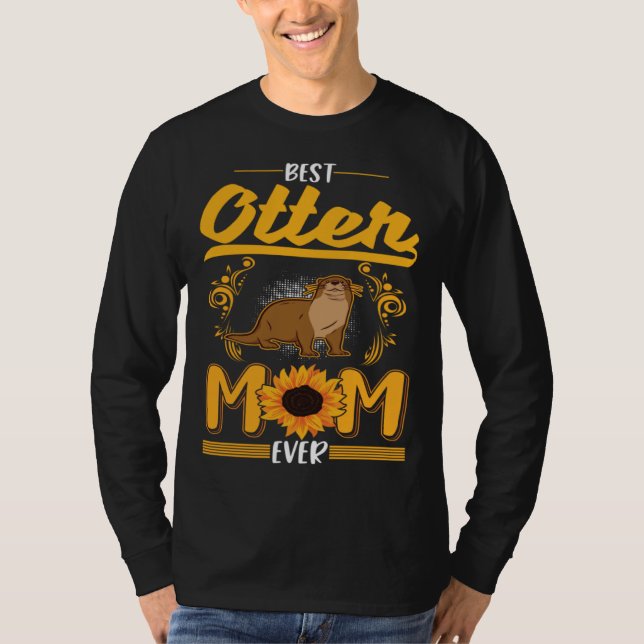 Camiseta Best Otter Mom Ever (Frente)