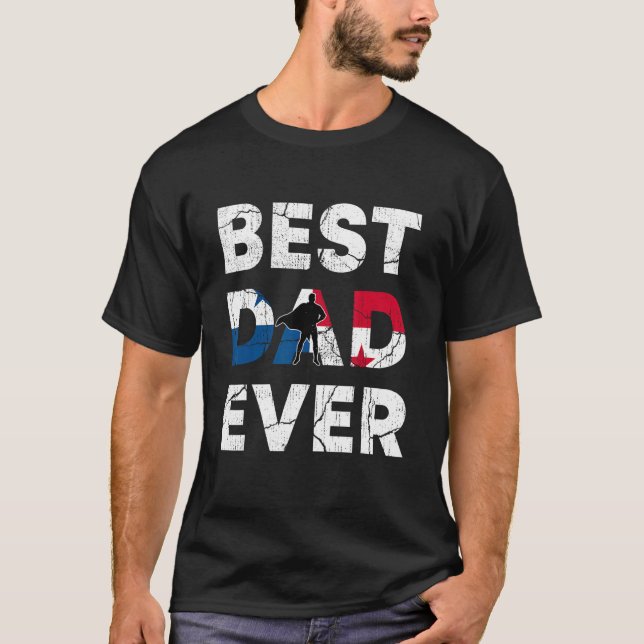 Camiseta Best Panamanian Dad Ever Panama Daddy Father s Day (Frente)