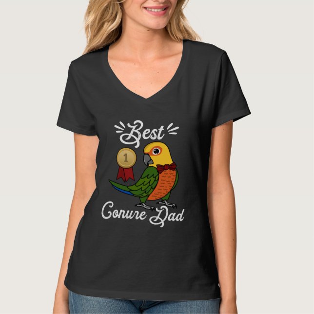 Camiseta Best Parrot Dad I Jenday Conure (Frente)
