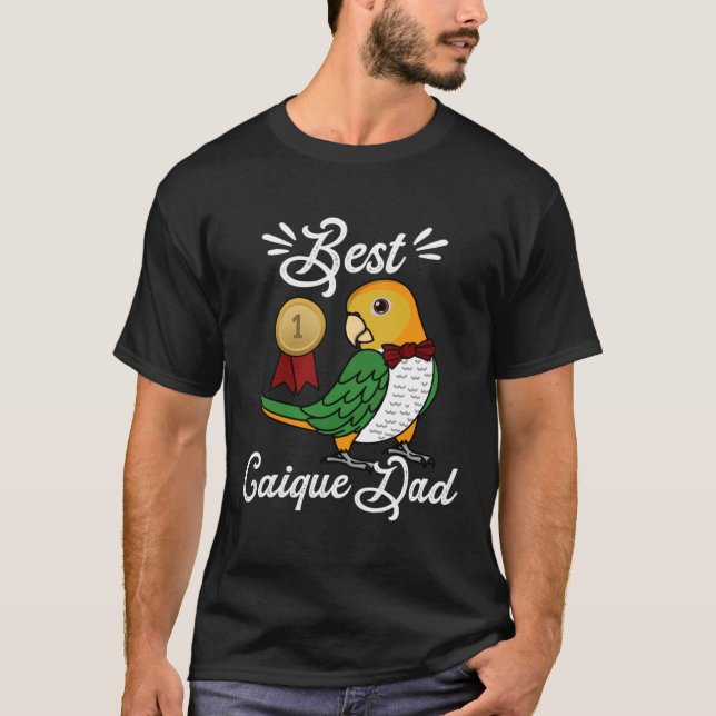 Camiseta Best Parrot Dad I White bellied Caique (Frente)