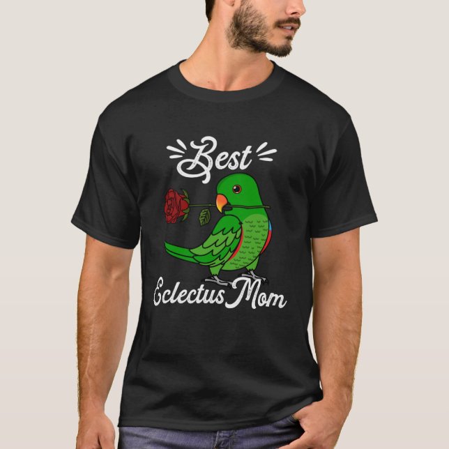 Camiseta Best Parrot Mom I Male Eclectus (Frente)