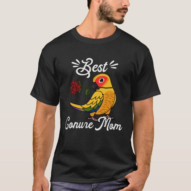 Camiseta Best Parrot Mom I Sun Conure (Frente)