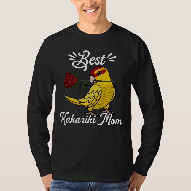Camiseta Best Parrot Mom I Yellow Lutino Kakariki (Frente)