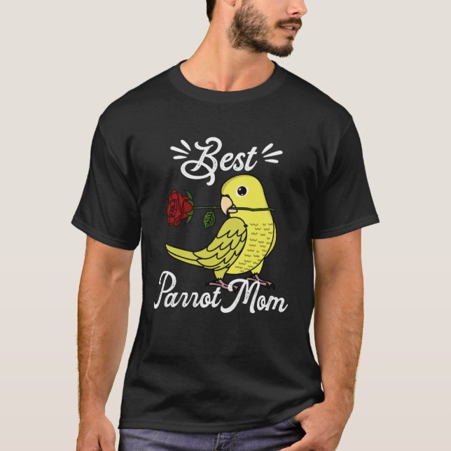 Camiseta Best Parrot Mom I Yellow Parrotlet (Frente)