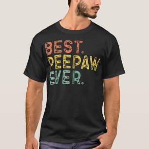 Camiseta Best PeePaw Ever Vintage Retro PeePaw Zip 