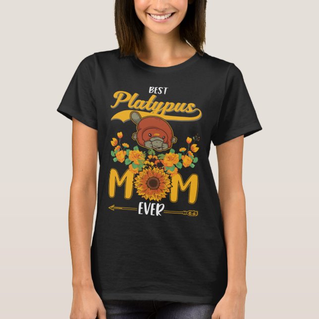 Camiseta Best Platypus Mom Ever (Frente)