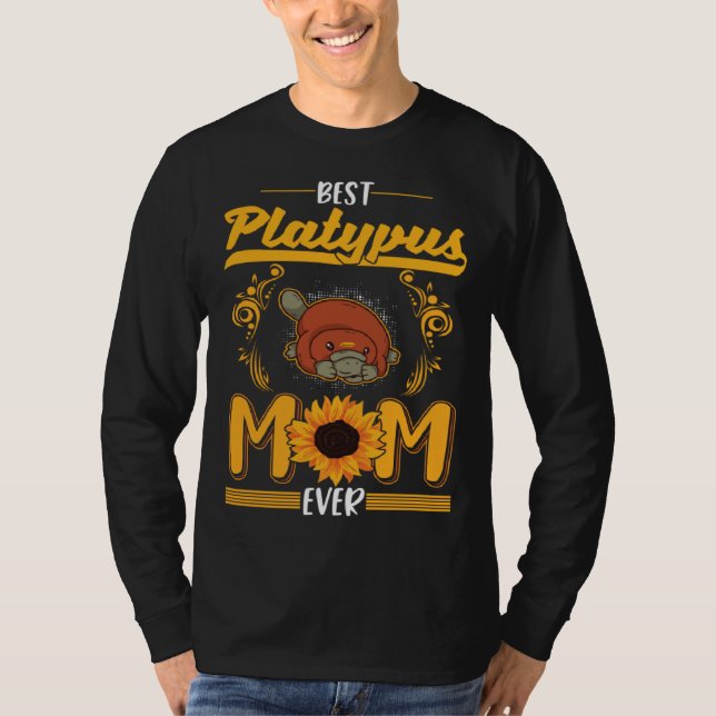 Camiseta Best Platypus Mom Ever  1 (Frente)