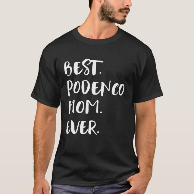 Camiseta Best Podenco Mom Ever (Frente)